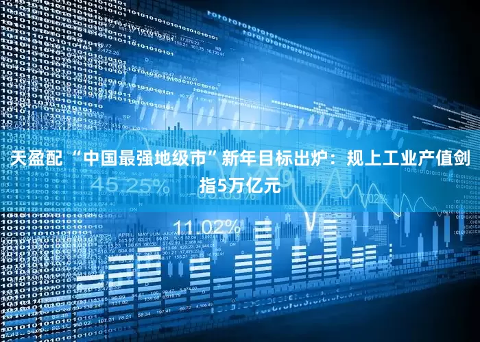天盈配 “中国最强地级市”新年目标出炉：规上工业产值剑指5万亿元